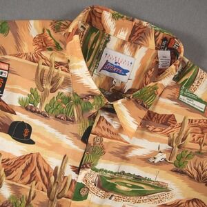 Reyn Spooner SF Giants Hawaiian 2017 Spring Training Mens Vacation Shirt XXL